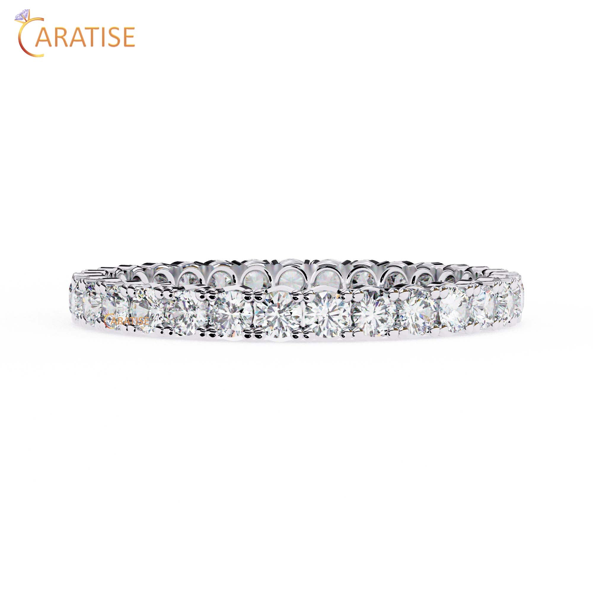 0.93 TDW Round Cut Diamond Women's Eternity Band