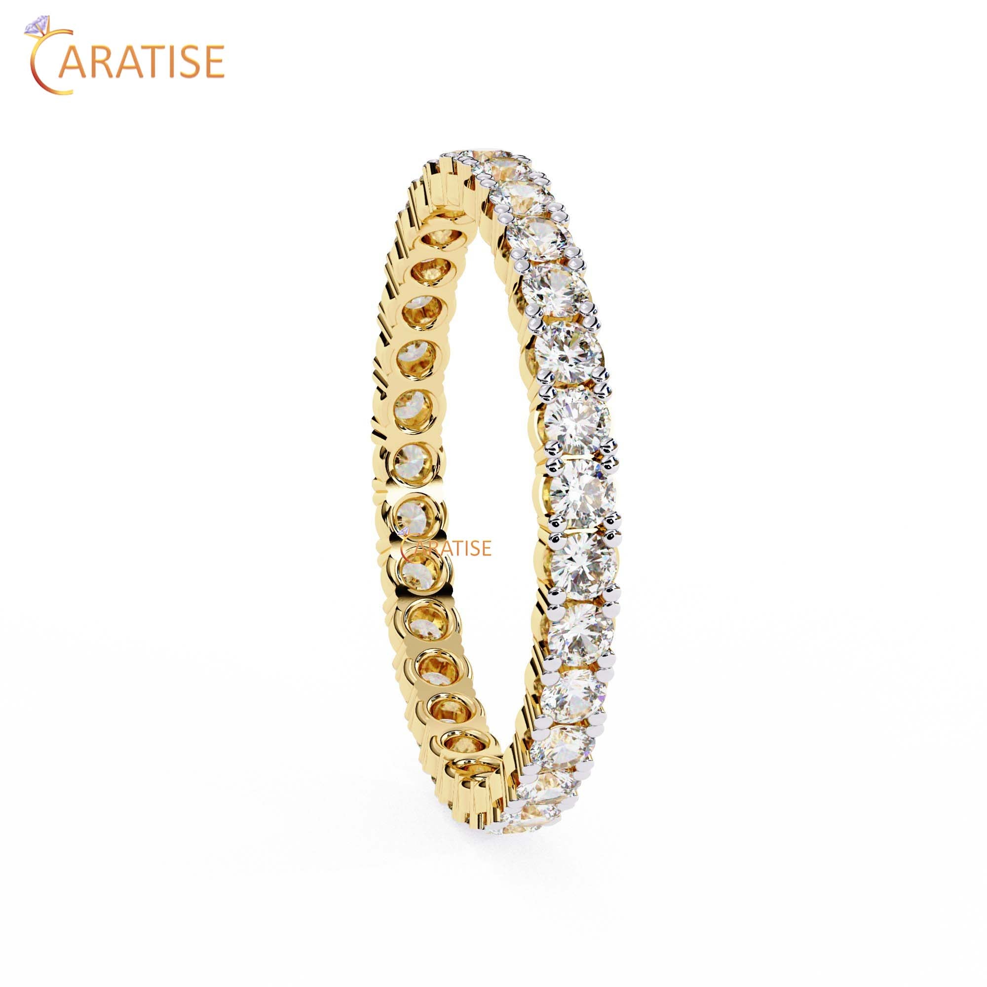 0.93 TDW Round Cut Diamond Women's Eternity Band