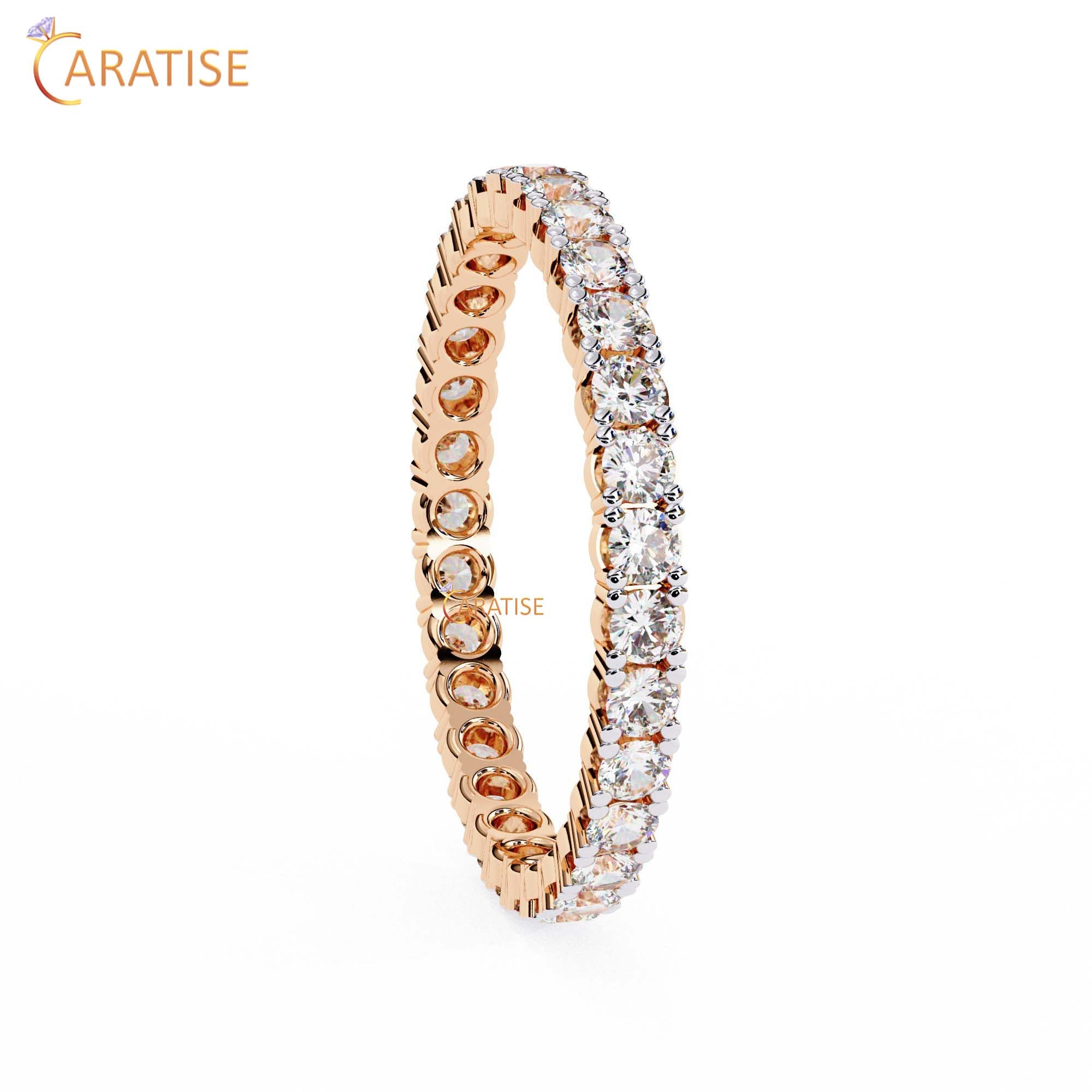 0.93 TDW Round Cut Diamond Women's Eternity Band