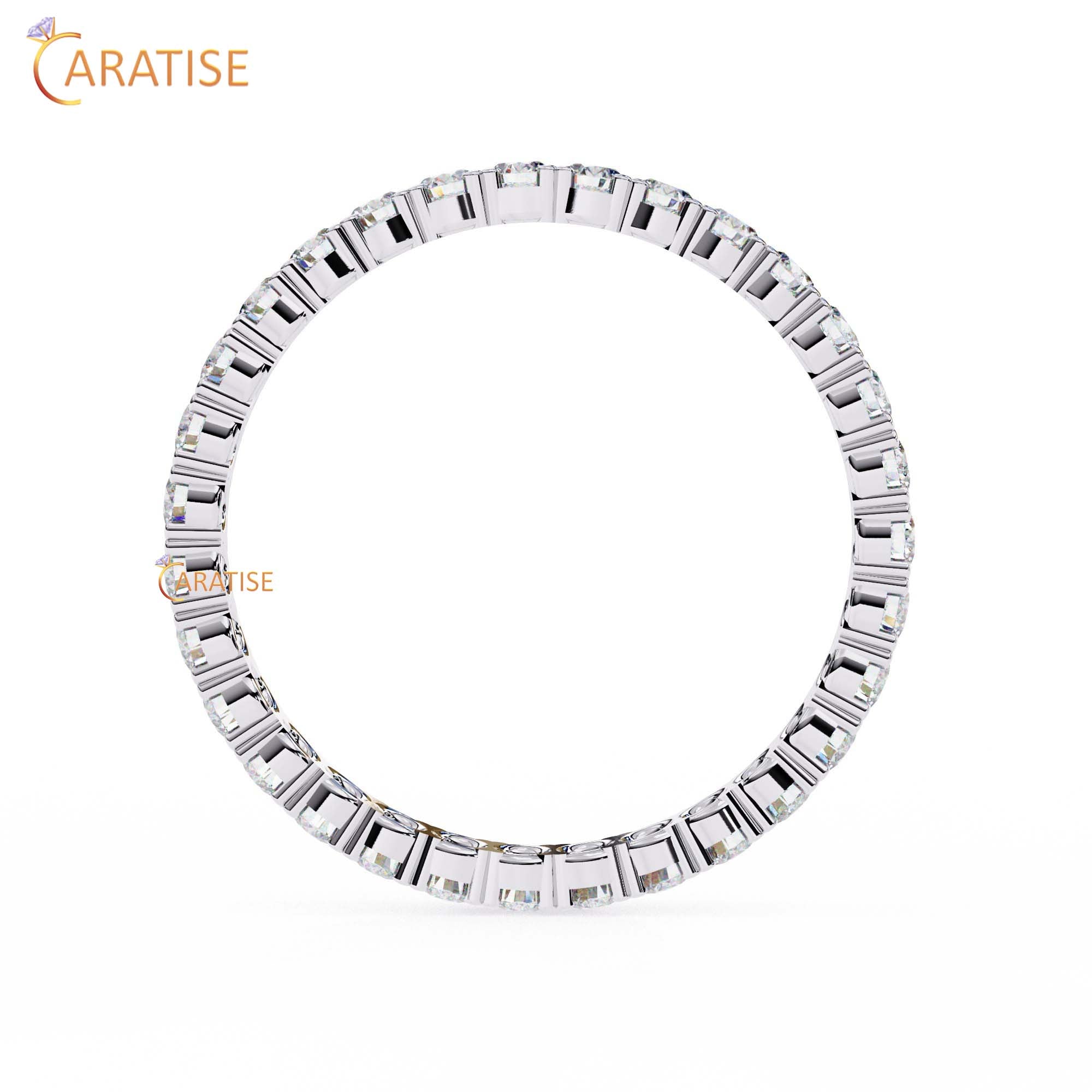 0.93 TDW Round Cut Diamond Women's Eternity Band
